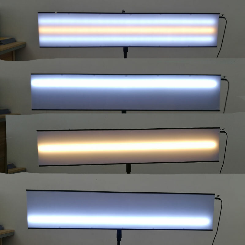Placa de línea reflectora de lámpara LED, herramientas de reparación de abolladuras, tablero de reflexión de luz LED con soporte ajustable, 110V/220V