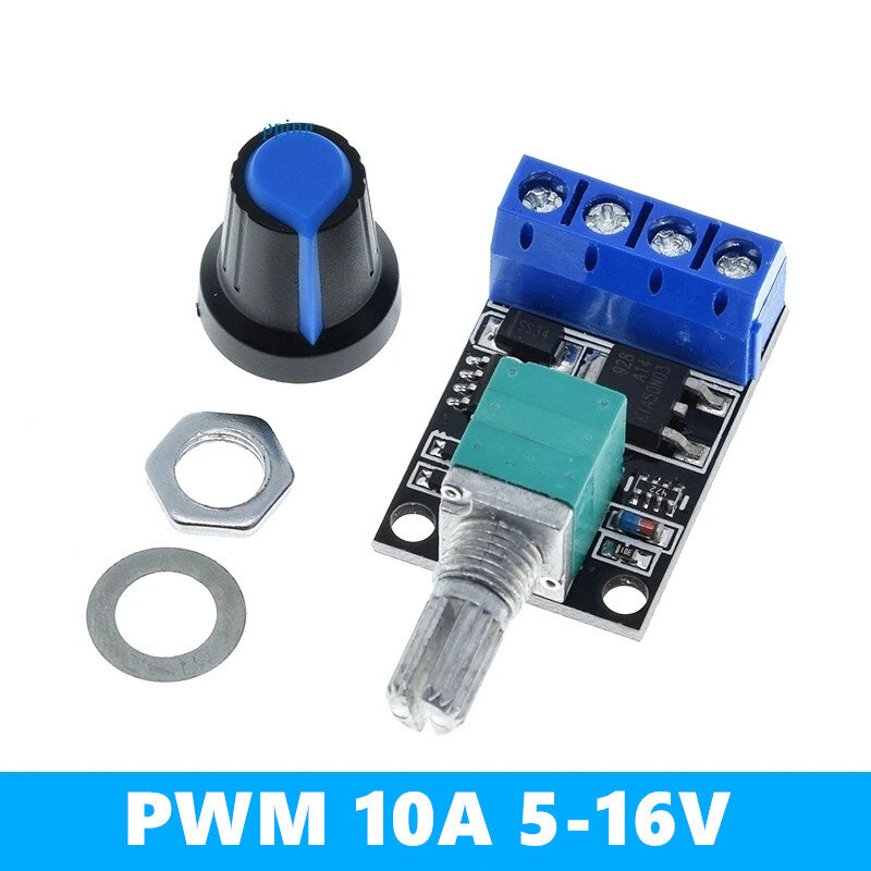 PWM DC Motor Speed Regulator, Função Interruptor de Controle de Velocidade, 2A, 3A, 5A, 10A, 1803BK, 1203BK