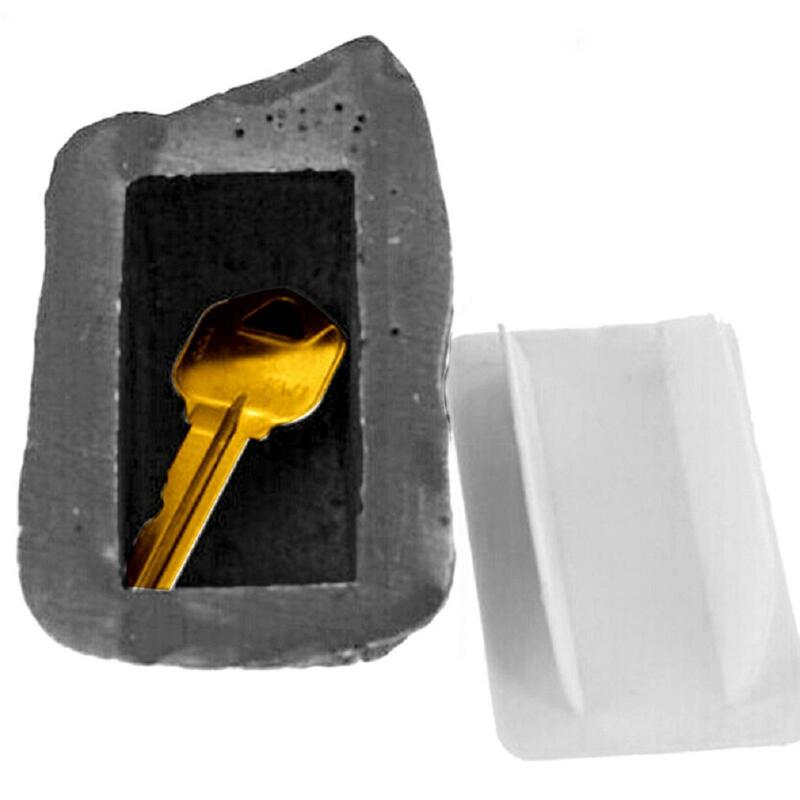 2X ซ่อนกุญแจสำคัญกลางแจ้งของขวัญที่ไม่ซ้ำใครกุญแจสำคัญสำหรับการจัดสวน