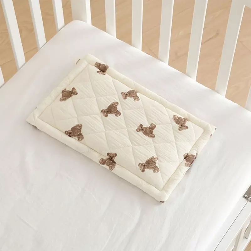 Almohadas para bebés, almohada apoyo para cabeza bebés para dormir, almohada lavable para niños pequeños y recién para