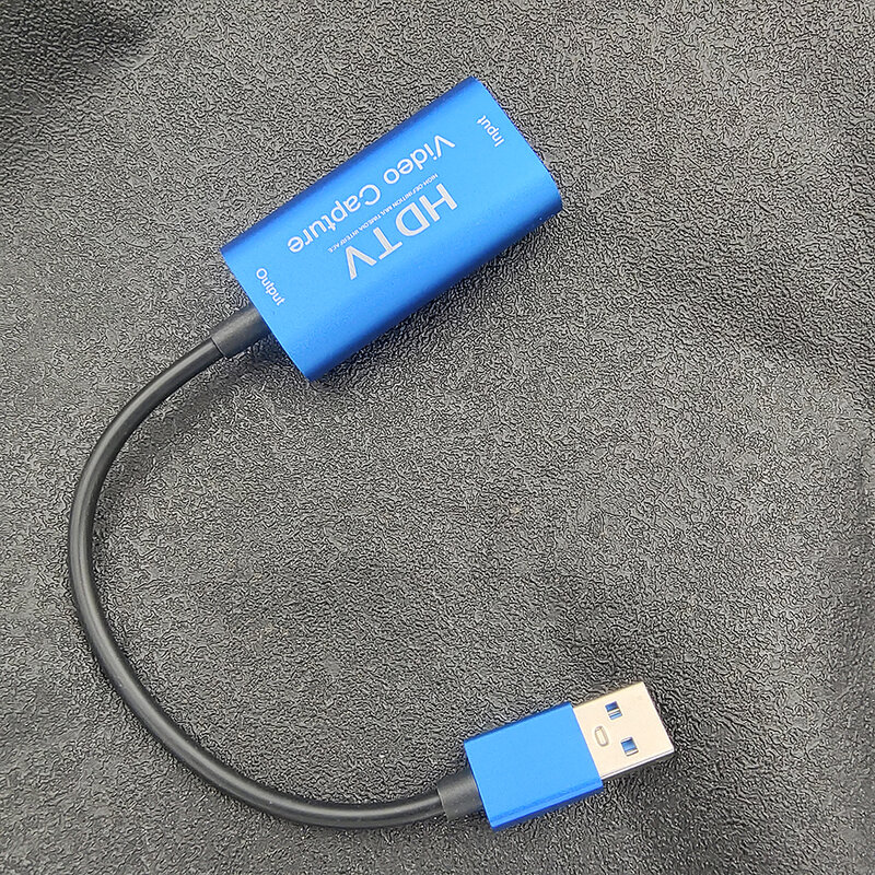 การ์ดจับภาพวิดีโอใหม่รองรับ USB 3.0 4K HDMI ตัวแปลงบันทึกวิดีโอเกมสำหรับ PS4สวิตช์กล้องถ่ายวิดีโอกล้องถ่ายทอดสด