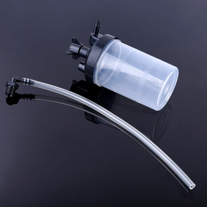 Garrafa água do umidificador atualizada conector tubulação cotovelo 12" para concentrador oxigênio 6 polegadas