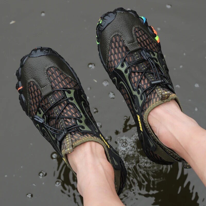 Men Aqua Shoes Barefoot Swimming Shoes Women Upstream Shoes Breathable Hiking Sport Shoes Quick Drying River Sea Water Sneakers