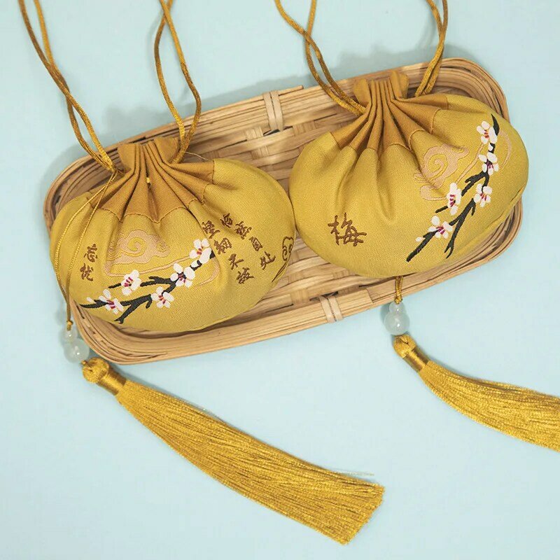 Bolsa fragante de estilo antiguo para Festival de bote de dragón, bolsa vacía de Palacio, accesorios colgantes para el cuello, bolsa fragante Hanfu