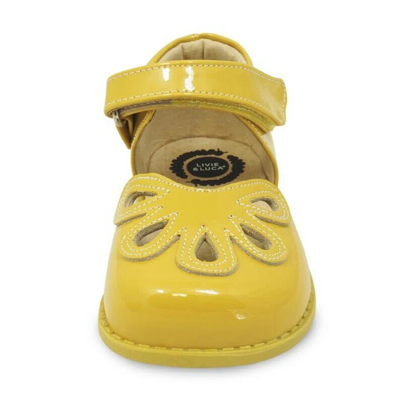 Livie & Luca/брендовые летние детские туфли с цветочным принтом для девочек; Детские сандалии на плоской подошве для маленьких девочек