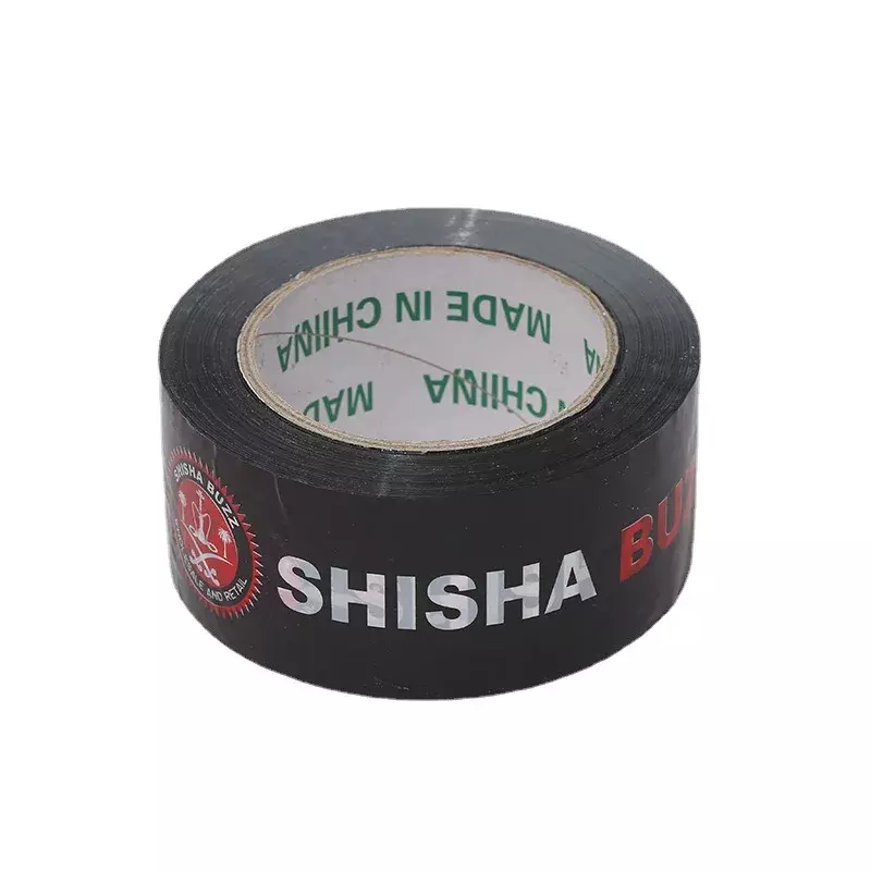 Customized productLow MOQ 10 Rolls For Logo custom tape for packaging One Roll Length 100meters Black Transparent Pink Color Tap