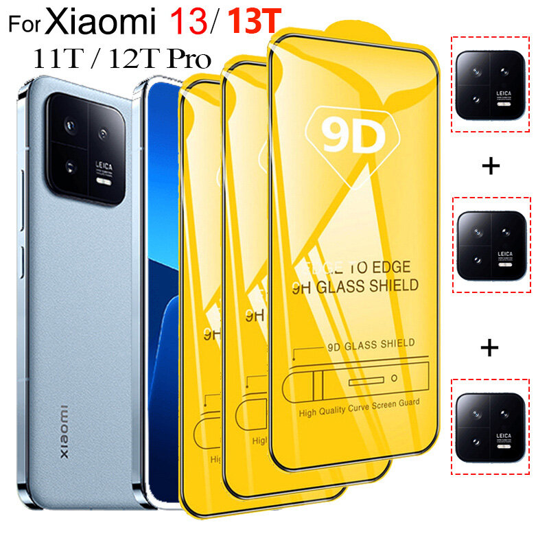 1 ~ 3Pcs กระจกนิรภัยสำหรับ Xiaomi 13 ป้องกันกระจก Xiaomi13 xiaomi 13t กล้องฟิล์ม xiaomi 12 t เกราะหน้าจอ xiaomi 13t pro glass xiaomi13t xiaomi 12t 11t Cristal ปกป้องหน้าจอ screen protector pro