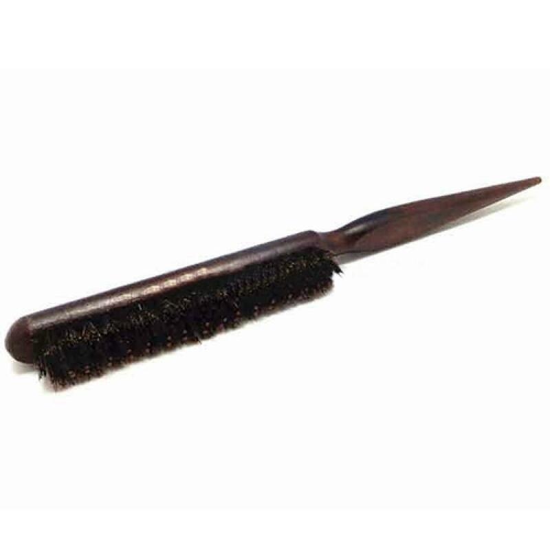 Профессиональная салонная Щетка 24 см для вычесывания волос, объемная щетина, дразнящая щетка, инструмент для укладки, Антистатическая деревянная кабановая щетина, круглая щетка для волос