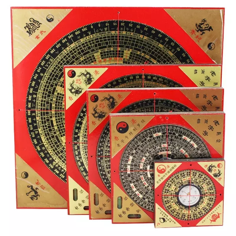 Boussole géomantique Feng Shui professionnelle, fournitures de mesure de direction géographique, décoration d'intérieur