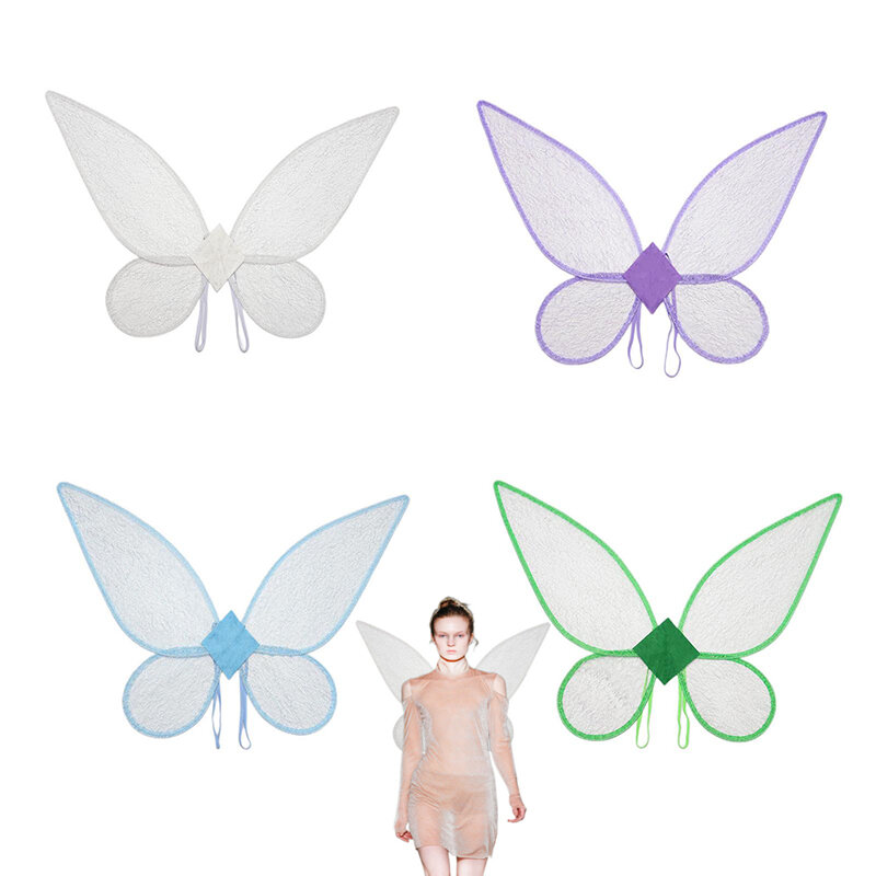 천사 요정 날개 여성 보라색 나비 날개, 할로윈 의상 소품