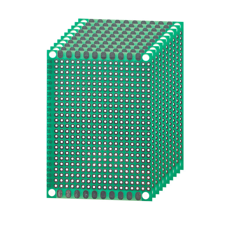 5PCS PCB Board 5*7CM Single Side Prototype Board Green DIY Universal Circuit Boards Electronic Kit