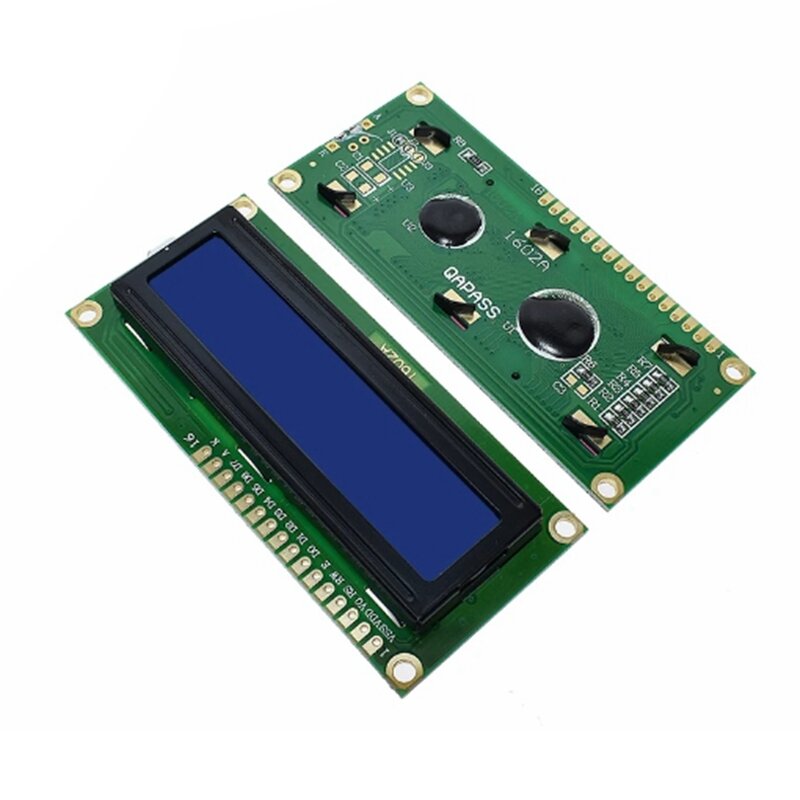 LCD1602 + I2C 1602 16x2 1602A niebieski/tło Green screen HD44780 znak LCD /w IIC/I2C moduł Adapter interfejsu szeregowego dla Arduino
