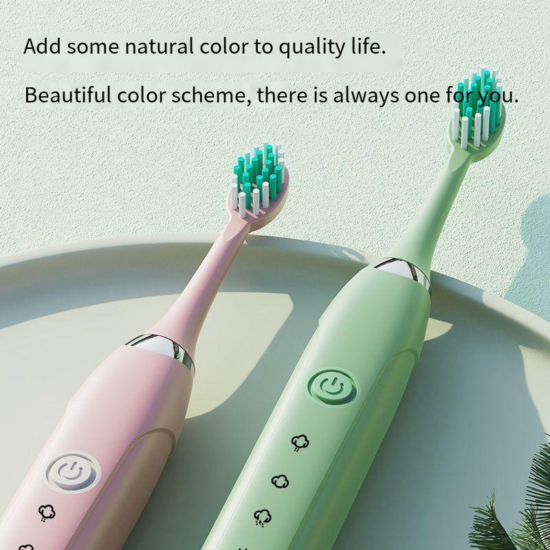 Cepillo de dientes eléctrico para adultos, herramienta dental automática de alta frecuencia, ultrasónica, impermeable, IPX7, J292