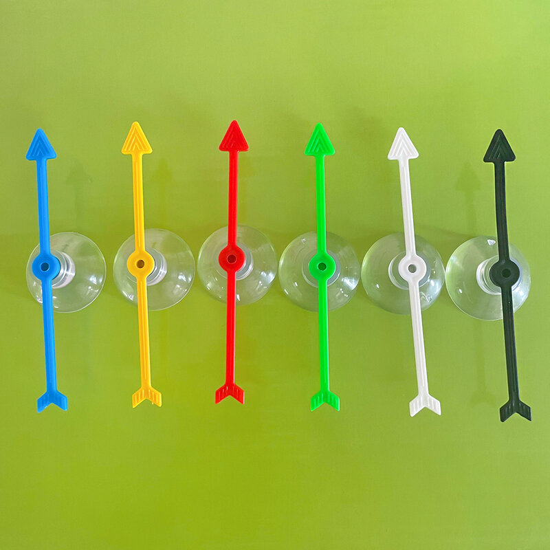 Flèches en plastique de 4 pouces avec ventouse, jouet pour fête, école, maison