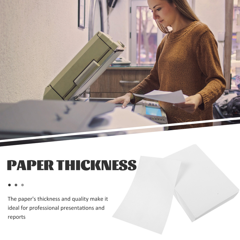 Kertas Printer kosong 500 lembar, kertas Printer tebal multifungsi kertas A5 untuk Printer