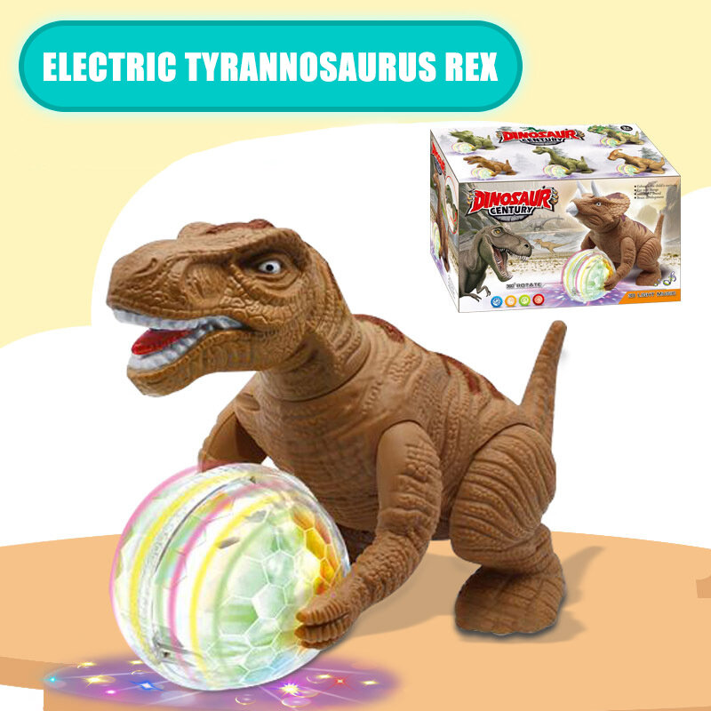 Simulation Dinosaur Model Electric Walking Dinosaur Toys Glowing Dinosaurs with Sound Animals Model for Kids Children Gift