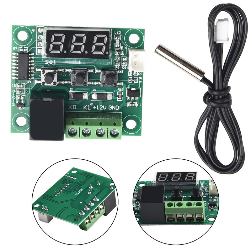 Termostato digitale temperatura sensore impermeabile da-50 a 110 ° 0-110 ° 20A relè 48.5X40mm attirare la corrente ≤ 65mA