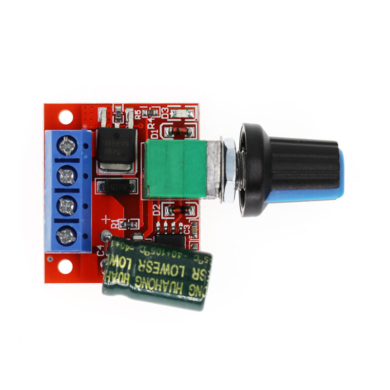 High Conversion Efficiency 5A 90W PWM Motor Speed Controller Module 5v-35v Adjustable Speed Regulator Control Governor Switch