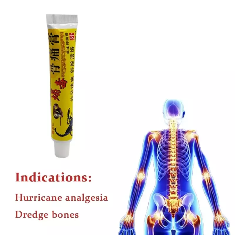 Crema para aliviar el dolor de escorpión, ungüento para el reumatismo, artritis, dolor muscular, articulación, hombro, analgésico, yeso activador, 6 piezas