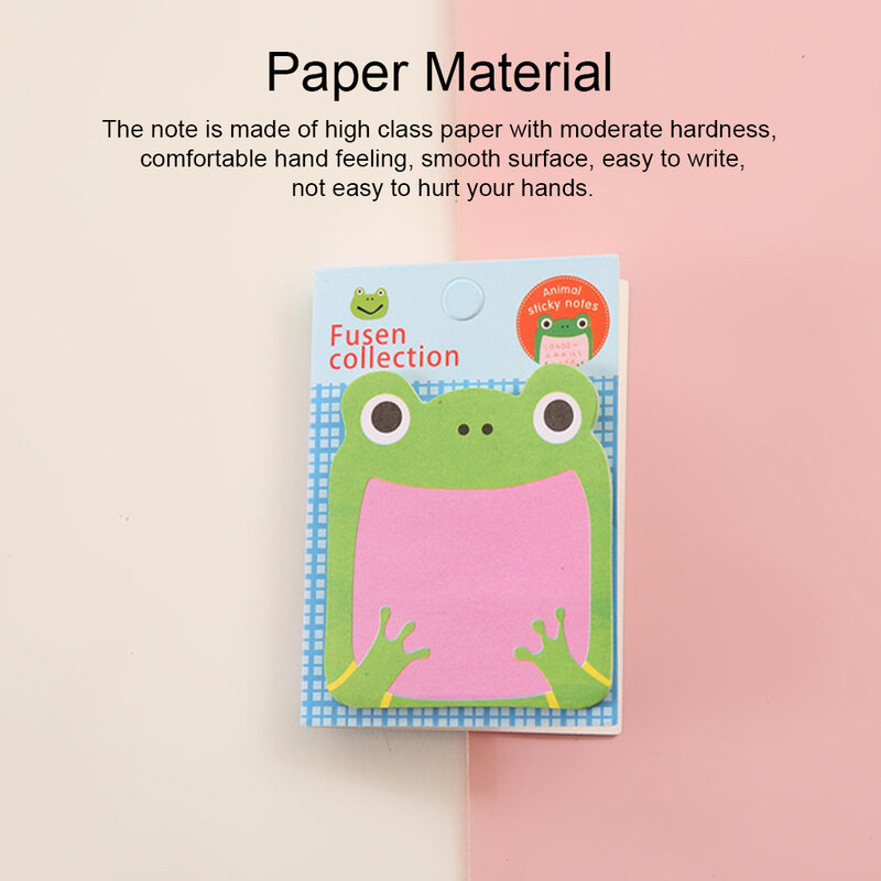 Cute Cartoon Animal Sticky Notes, Bloco de notas, Papelaria Estudante, Almofadas de Memorando Escolar, Adesivo para Crianças, Galinha Presentes
