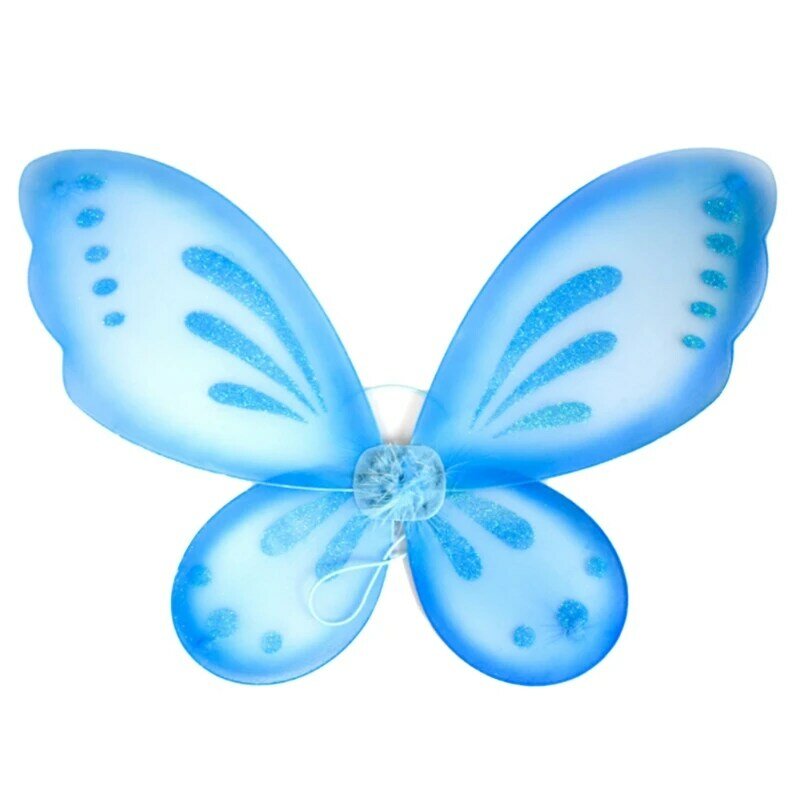 키즈 소녀 요정 천사 공주 의상 화려한 나비 날개 무대 파티 소품