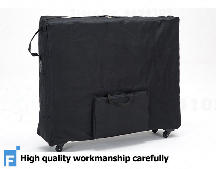 Push-Pull Folding Storage Bag for Massage Table Beauty Bed Waterproof Backpack with Wheels Durable Oxford Cloth Only Bag
