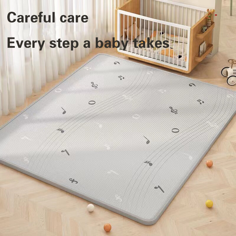 赤ちゃんのための厚いプレイマット,幼児のためのカーペット,環境に優しい,180x150cm x 1cm, 0-6m