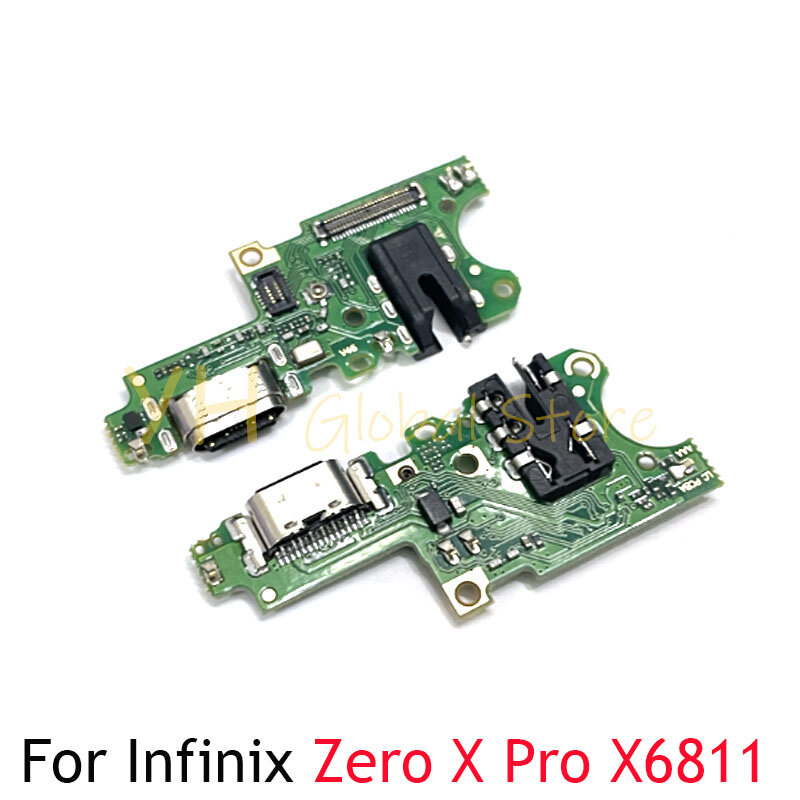 Placa de carregamento USB com cabo flexível para infinix zero 3 5 8 8i 20 x pro neo x552 x603 x687 x687b x6810 x 6811x6821