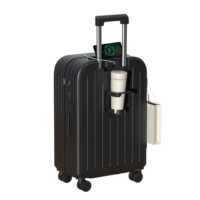 Maleta de color caramelo personalizada vip, caja de carrito universal con contraseña de embarque con ruedas, nueva maleta seca al por mayor