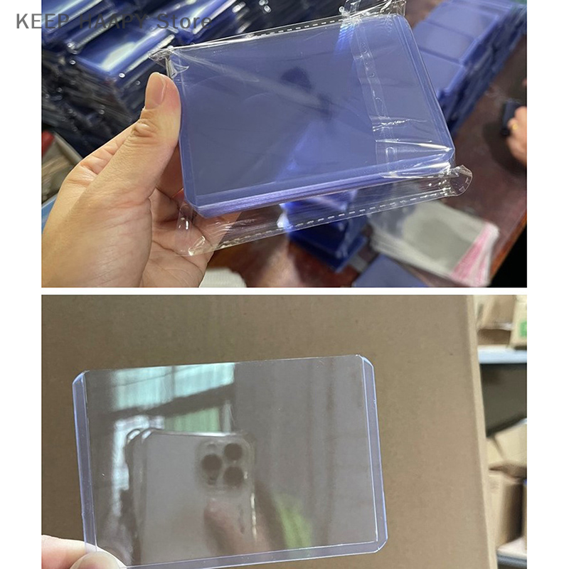 1PC Transparent Card Hard Plastic Sleeves Transparent Album Display Baseball Cards Protector Folder Playing Game Binder Holder