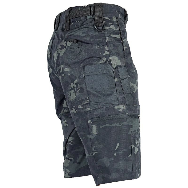 GL Waterproof Tactical Shorts Men Intruder Military Multi-pocket Breathable Cargo Short Pants Army Wear-resistant Combat Shorts