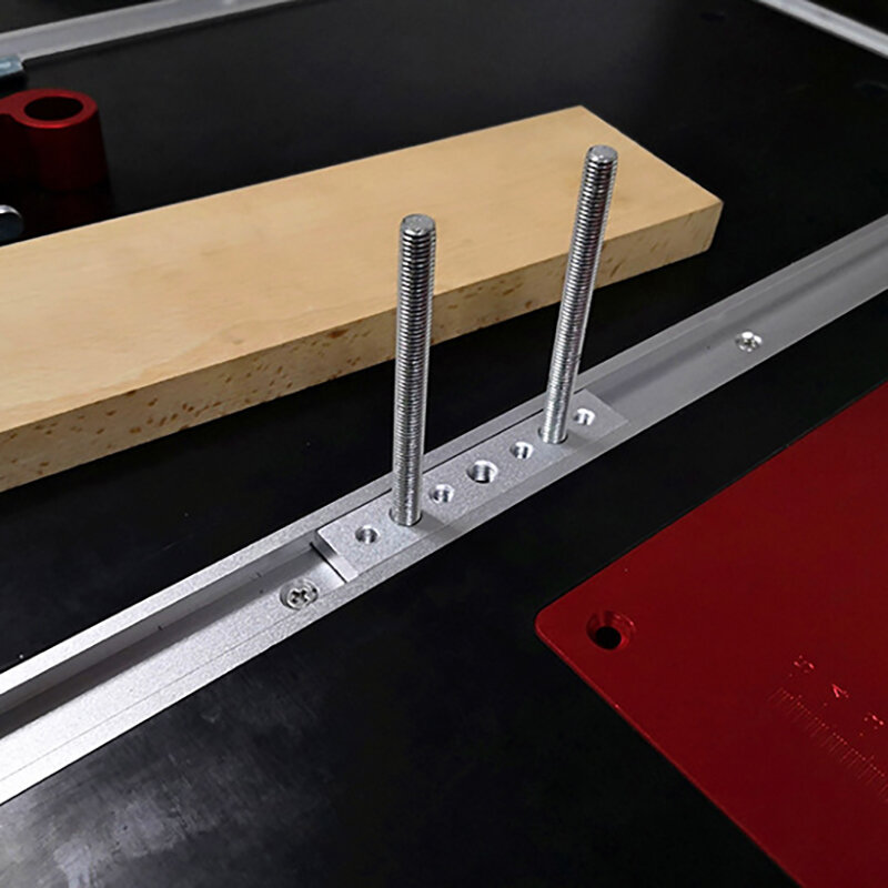 Sega da tavolo mitra Bar Slider Gauge Rod T Slot mitra Track M6/M8T Screw Fixture Slot lega di alluminio per Router per la lavorazione del legno fai da te