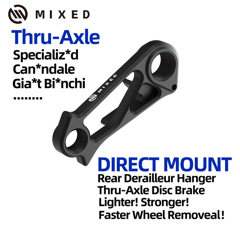 ผสม Direct Mount ด้านหลัง Derailleur Hanger สำหรับ Thru-Axle เบรคจักรยาน