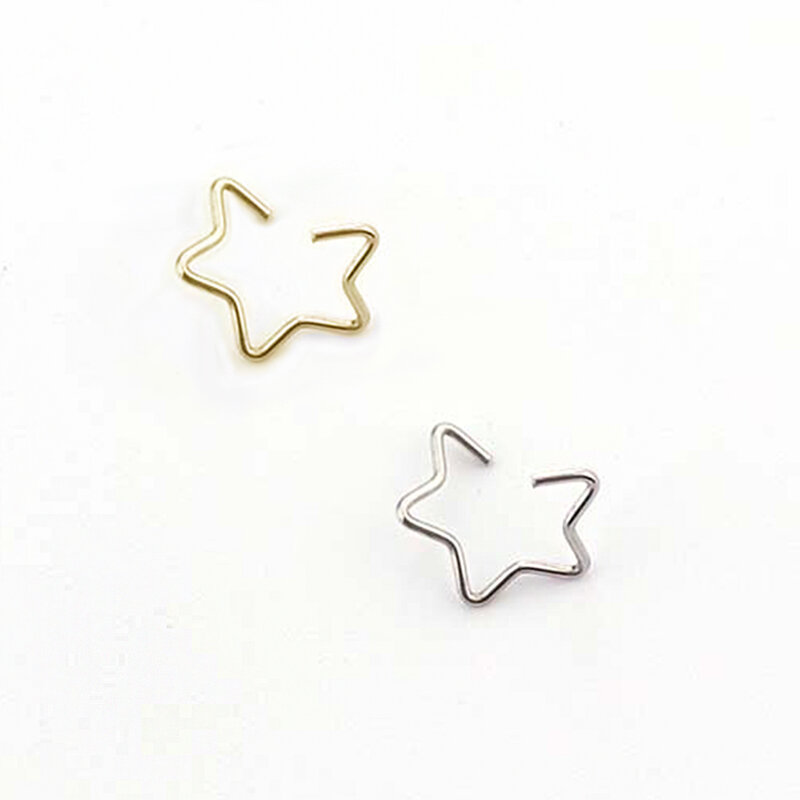 1Pc Stainless Steel Earrings Cartilage Tragus Daith Conch Lobe Ear Piercing Heart/Star Shaped Women Fashion Body Jewelry GIft