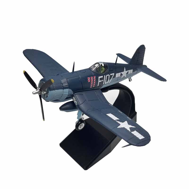 เครื่องบินรบมังกรคอร์แอร์ F4U-1 WW2เราโมเดล1/72เครื่องบินทหารโลหะแบบหล่อของเล่นสำหรับเด็กสะสมหรือเป็นของขวัญ