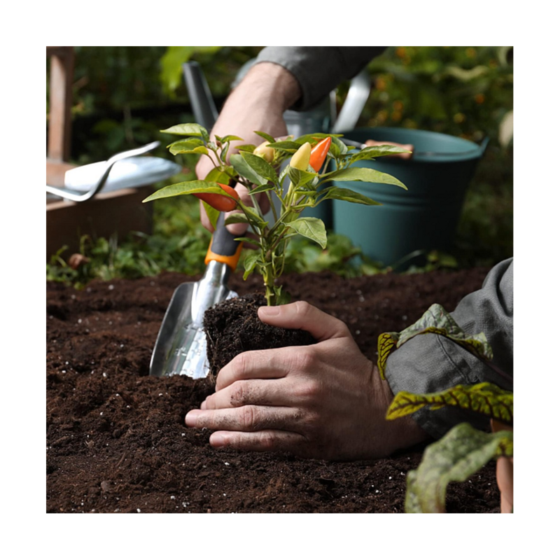 Juego de Herramientas de jardín, herramientas de aleación de aluminio ligeras y resistentes con mango ergonómico antideslizante, herramientas manuales de jardinería