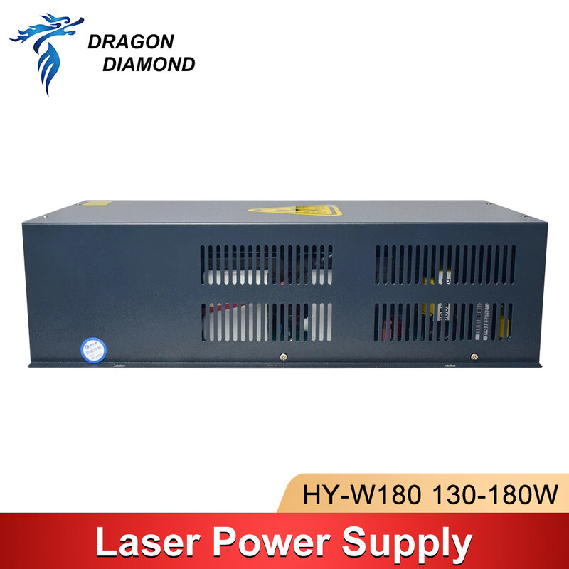 HY-W180 Laser Power Supply 150-180W Source AC110V 220V For 150W 180W CO2 Laser Tube Cutting Machine