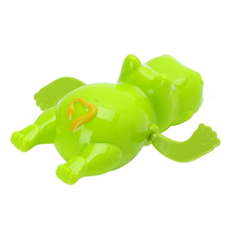1pc crianças bebê banho flutuador hipopótamo animal clockwork brinquedo engraçado