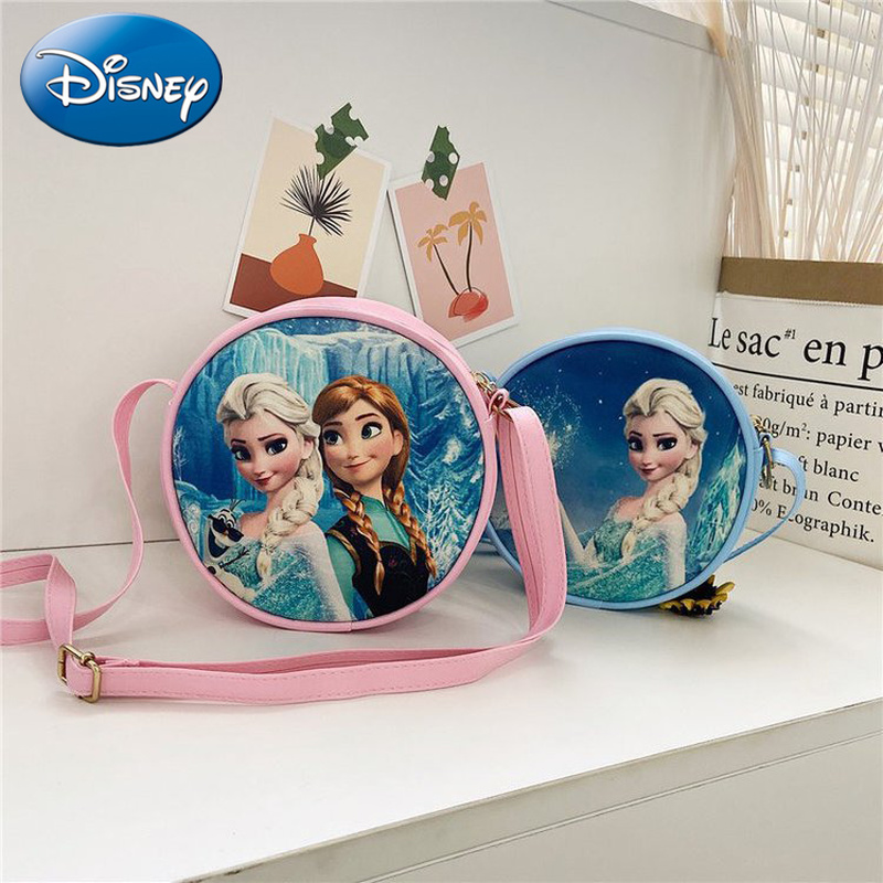 2023 New Cartoon Disney Backpack for Children Frozen2 Anna Elsa Bag Waterproof Pu Bag Baby Girl Kindergarten Schoolbag for Girls