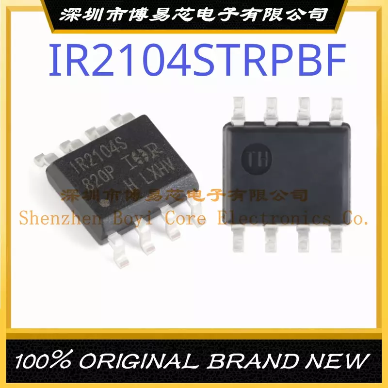 IR2104STRPBF-controlador de puerta de medio puente, función de apagado de SOIC-8, 600V, Chip IC Original auténtico