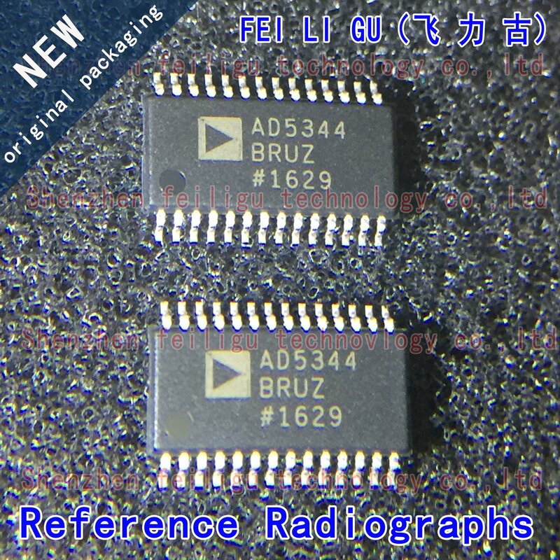 Composants électroniques de puce de radiateur 12 bits, 1 ~ 30PCS 100% Nouveau AD5344BRUZ-REEL7 d'origine AD5344BRUZ AD5344BRU AD5344 package TSSOP28
