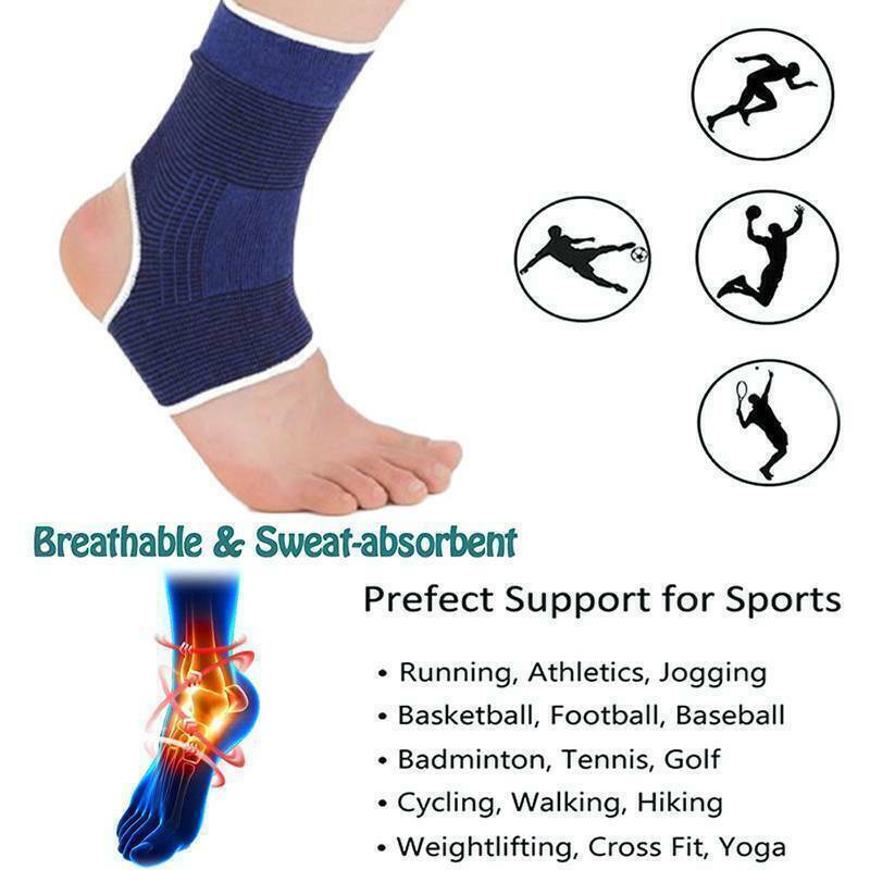 Uniwersalny ochraniacz na kostkę na siłownię do biegania bandaż na stopę elastyczny ochraniacz na orteza stawu skokowego sportowy do ćwiczeń