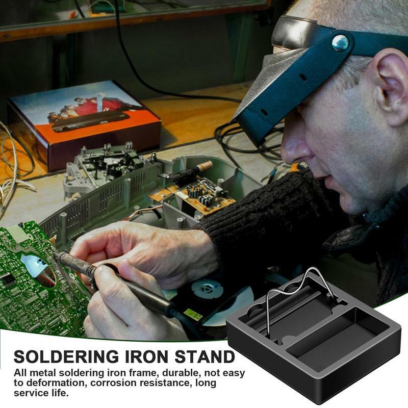 Solder Iron Spring Holder Multi-Function Stand For Soldering Iron Welding Equipment For Factory Appliance Repair Production