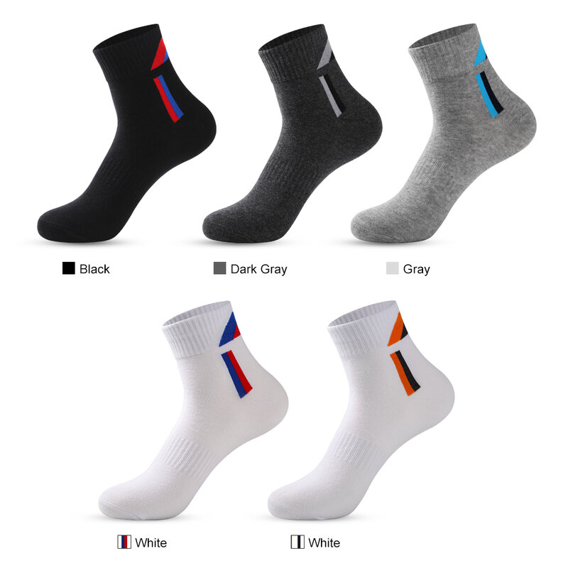 5 Pairs Hohe Qualität herren Socken Anti-geruch Atmungs Casual Herbst Winter Mid-rohr Socken Neue Männer der Socken Sport Baumwolle Socken