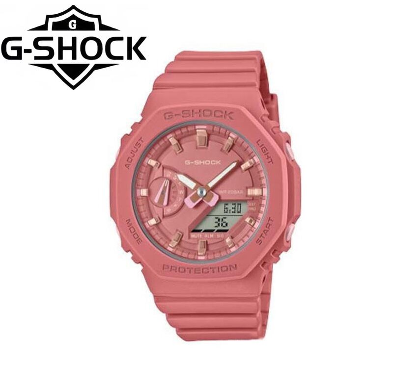 G-SHOCK-Relógio esportivo impermeável à prova de choque para homens e mulheres, iluminação de luxo relógios de pulso, série colorida