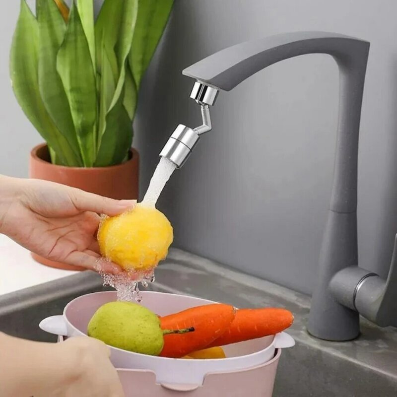 720 ° Rotation Universal Splash Filter Kunststoff Flexible Saving Armaturen Sprayer Belüfter Düse für Waschbecken Küche Anti-splash