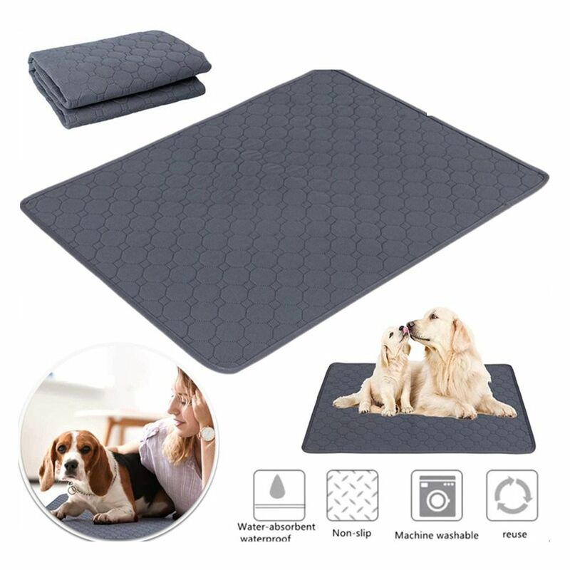 2 kolory Pet Pee Pad pieluszki wielokrotnego użytku bawełniana zmywalna pielucha dla psa mata do ćwiczeń szczeniak