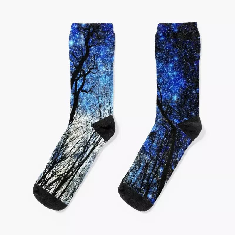 Fantasy blue sky Socks compression gift calzini per bambini donna uomo