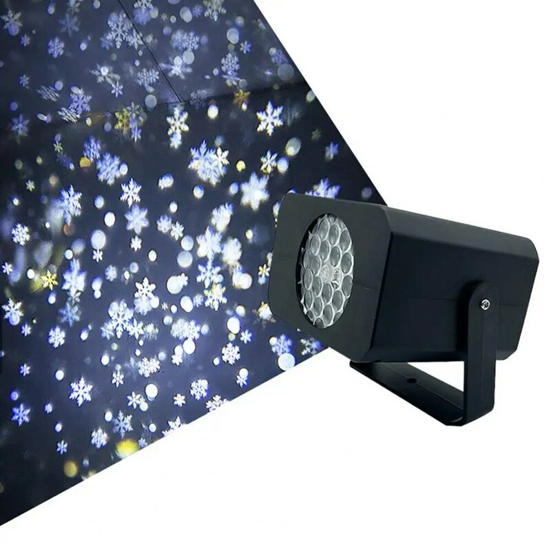 Lampa projektorowa projektor Plug-play projektor płatek śniegu łatwa instalacja Usb Plug-play Boże Narodzenie do wnętrz