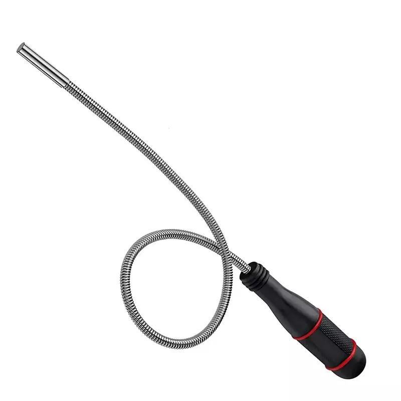 Outil de ramassage magnétique pliable 514-up, en métal, flexible, barre d'aspiration, poignée à ressort magnétique, outils à main portables